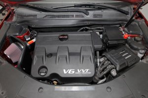 GMC Terrain Performance Air Intake - K&N Engineering - High-Flow - `10-`12